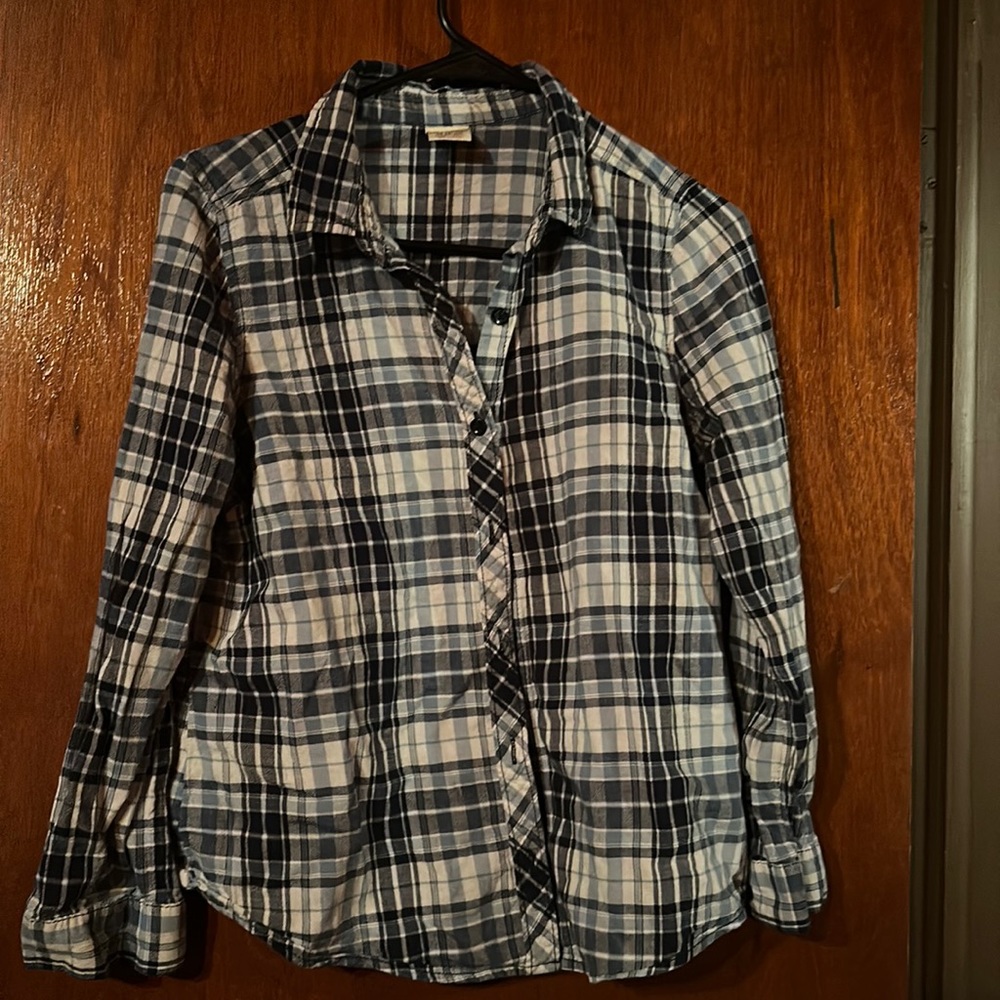 Plaid button up